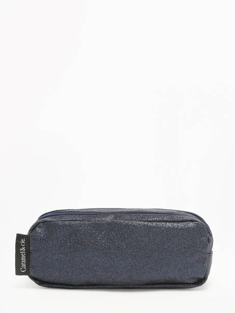 Trousse 2 Compartiments Boheme Caramel et cie Bleu boheme FI