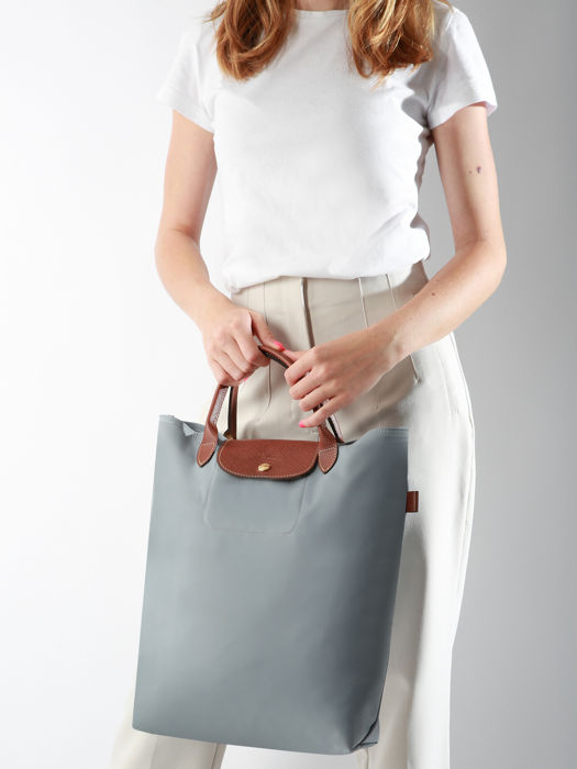 Longchamp Le pliage original Sacs porté main Gris