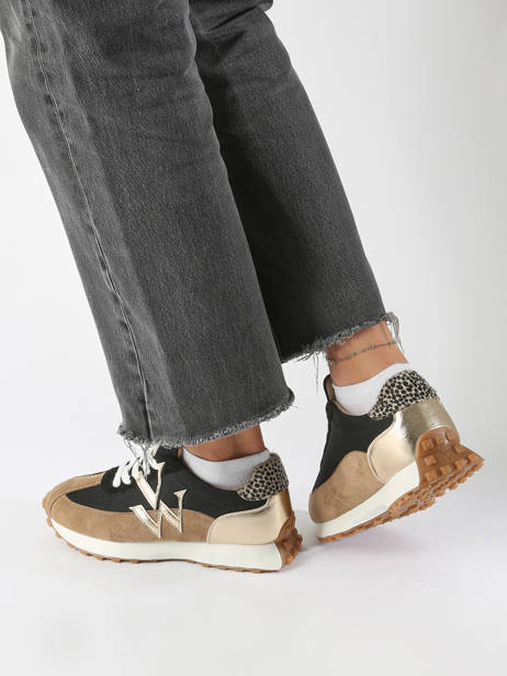 Sneakers Pia Vanessa wu Beige women BK2623BG vue secondaire 1