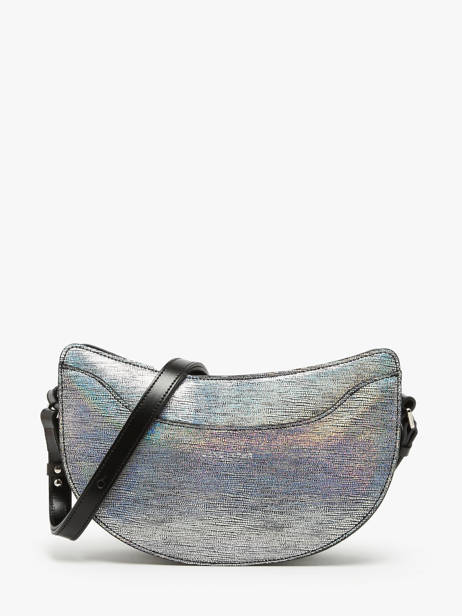Sac Bandoulière Suave Lune Cuir Lancaster Argent suave lune 33