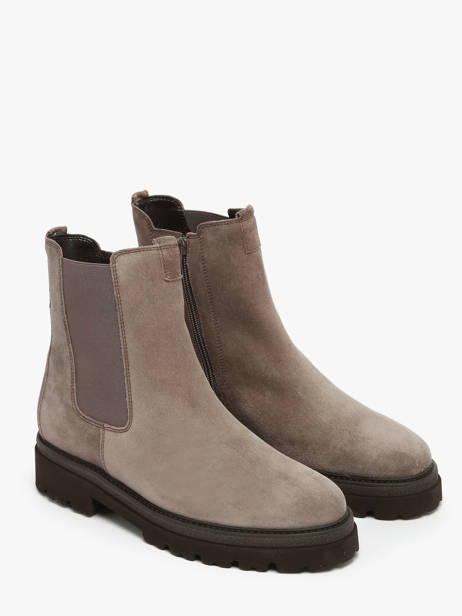Chelsea Boots En Cuir Gabor Argent women 10 vue secondaire 2