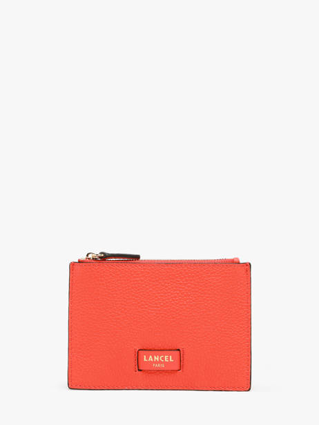 Porte-cartes Zippé L Ninon Cuir Lancel Orange ninon A10537