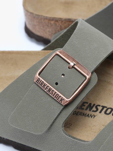 Mules Arizona Birkenstock Gris men 151213 vue secondaire 2