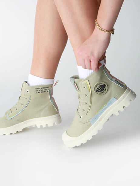 Sneakers Pampa Underlayer Palladium Multicolore women 99183379 vue secondaire 1