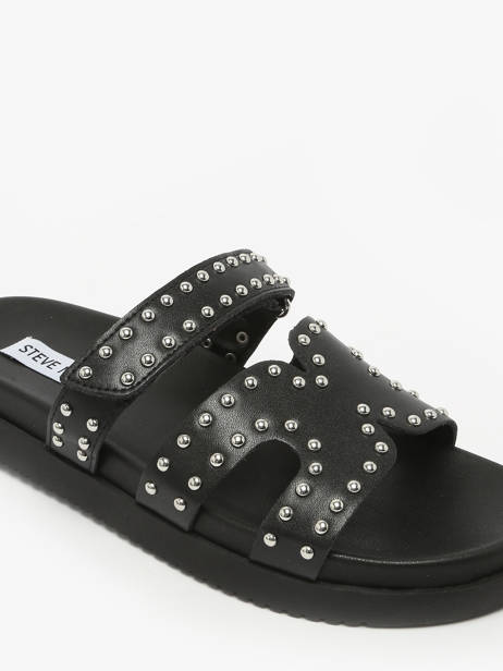 Mules Missile En Cuir Steve madden Noir women 11003772 vue secondaire 2