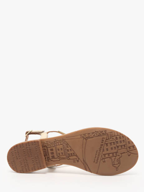 Nu-pieds Hamatrio En Cuir Les tropeziennes Beige women HAMATRIO vue secondaire 4