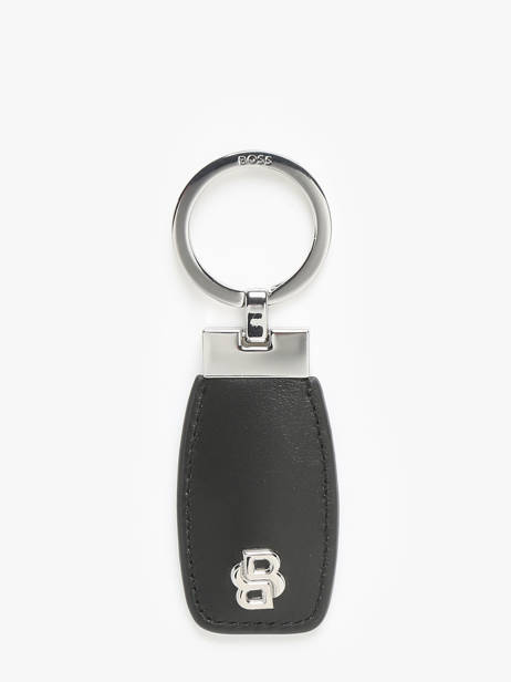 Porte-clefs Cuir Hugo boss Noir smooth HAK519B