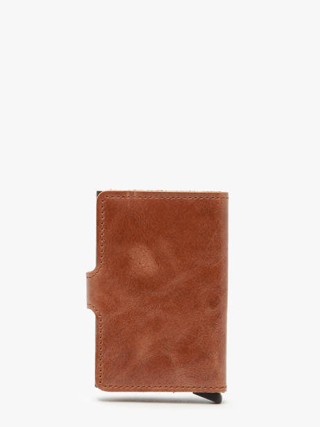 Porte-cartes Vintage Cuir Secrid Marron vintage MV vue secondaire 3