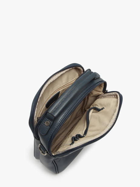 Sac Bandoulière Flandres Cuir Etrier Bleu flandres EFLA732M vue secondaire 3