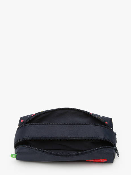 Trousse Les Fantaisies F 2 Compartiments Tann's Bleu les fantaisies f 12321 vue secondaire 1