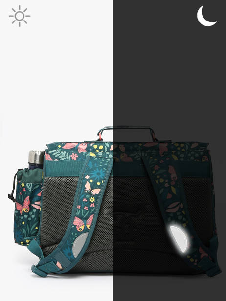 Cartable 2 Compartiments Tann's Vert les fantaisies f 33266 vue secondaire 5