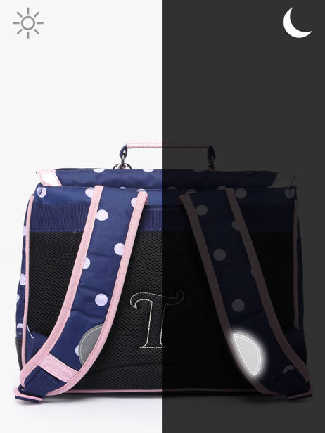 Cartable 2 Compartiments Tann's Bleu les fantaisies f 38325 vue secondaire 5