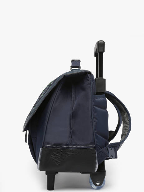 Cartable à Roulettes 2 Compartiments Tann's Bleu les fantaisies g 42142 vue secondaire 2