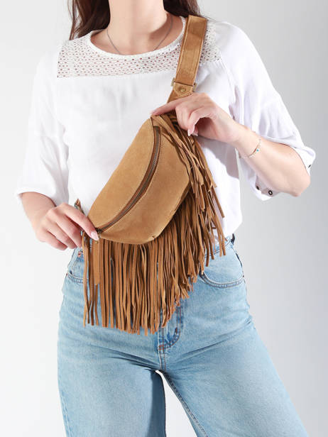 Sac Banane Folk Cuir Paul marius Marron folk BANASFOL vue secondaire 1