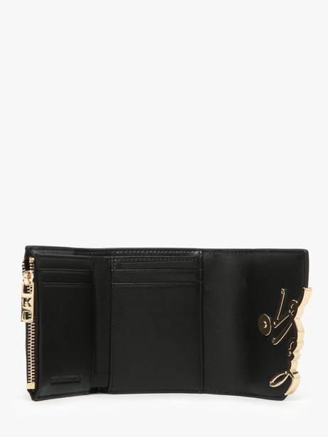 Portefeuille K Signature Cuir Karl lagerfeld Noir k signature A3W32019 vue secondaire 1