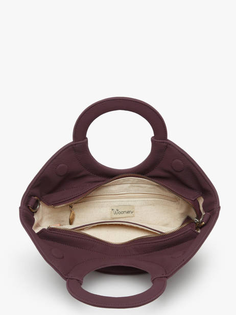 Sac Bandoulière S Neflier Woomen Violet neflier WNEF02 vue secondaire 4