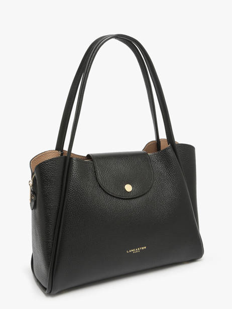 Sac Porté épaule Ida Double Cuir Lancaster Noir ida double 85 vue secondaire 2