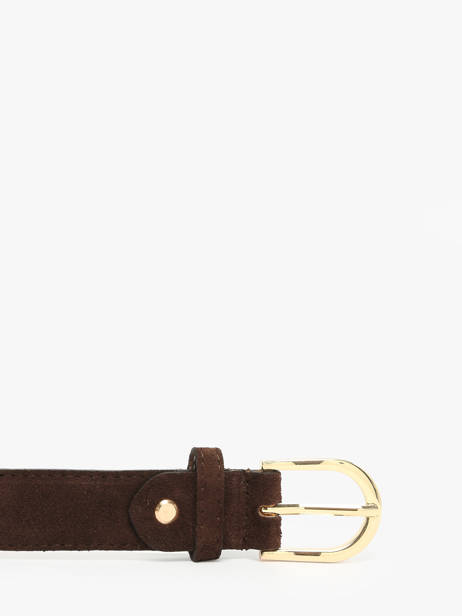 Ceinture Réglable Cuir Milano Marron velvet VE25067 vue secondaire 1