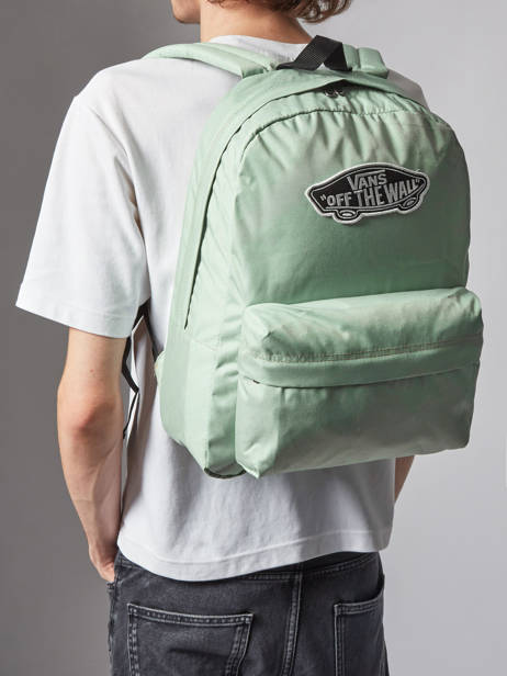 Sac à Dos 1 Compartiment Vans Vert backpack VN000H4Y vue secondaire 1