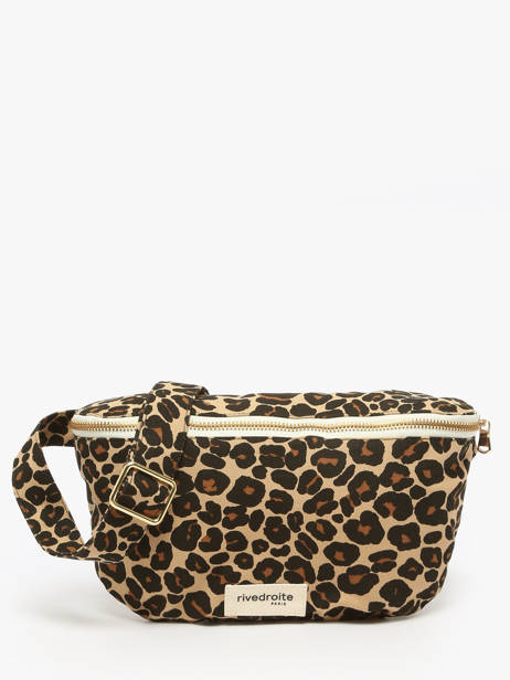 Le Sac Banane Custine Coton Recyclé Rivedroite Marron forever wild CUSTIFOR