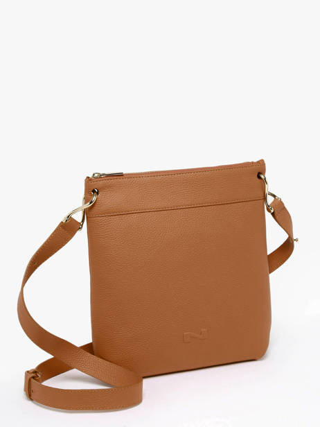 Sac Bandoulière Tiki Mini Cuir Nathan baume Marron victoria N1910586 vue secondaire 2