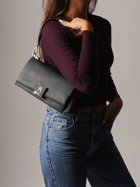 Sac Bandoulière Th Her Tommy hilfiger Bleu th her AW17831 vue secondaire 1