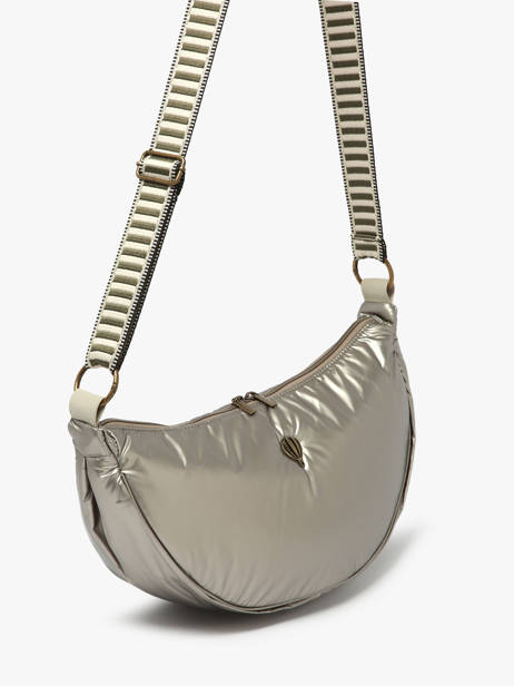 Sac Bandoulière Doudoune Polyester Le voyage en panier Argent doudoune AHP230 vue secondaire 2