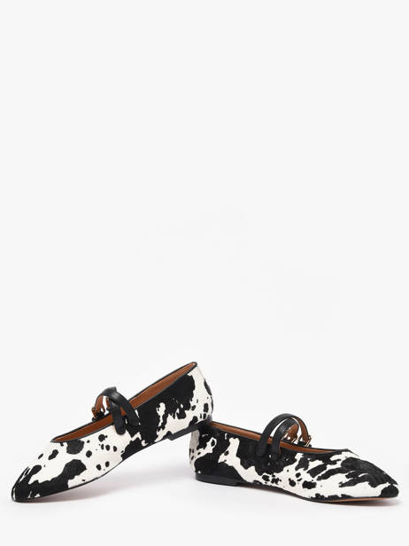 Ballerines En Cuir Inuovo Multicolore women C52019 vue secondaire 2