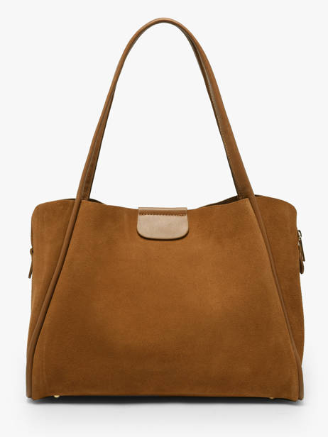 Sac Porté épaule Suede Ida Cuir Lancaster Marron suede ida 102 vue secondaire 4