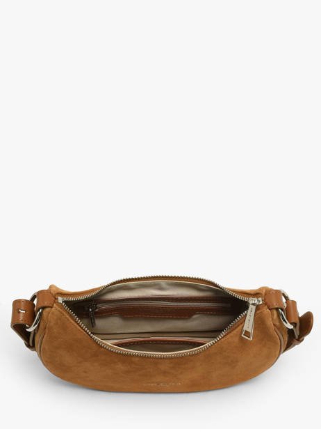 Sac Bandoulière Suede Cuir Lancaster Beige suede 81 vue secondaire 3