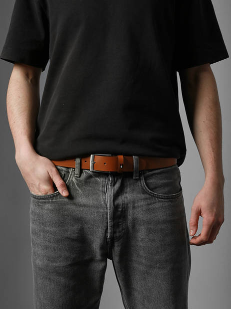 Ceinture Tommy hilfiger Marron adan new AM13014 vue secondaire 1