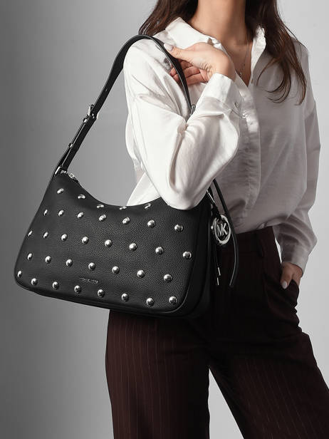 Sac Porté épaule Nolita Cuir Michael kors Noir nolita R6SY5L2L vue secondaire 1