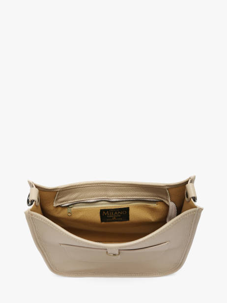 Sac Bandoulière Caviar Cuir Milano Beige caviar CA25067 vue secondaire 3