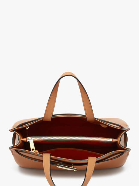 Sac Porté Main M Angèle Cuir Lancel Marron angele A14017 vue secondaire 3
