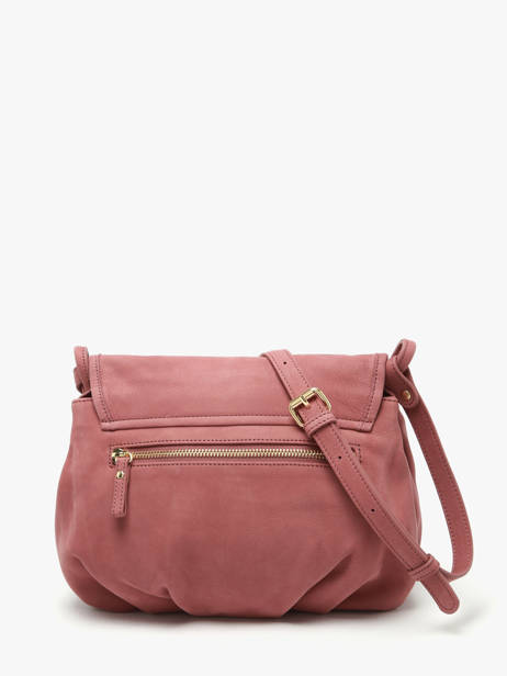 Sac Bandoulière Jen Cuir Nat et nin Rose vintage JEN vue secondaire 4