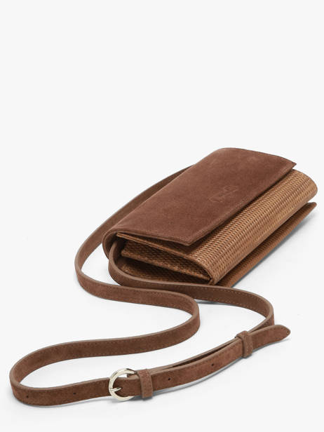 Sac Bandoulière Thelma Cuir Texturé Nathan baume Marron n city 12TX vue secondaire 2