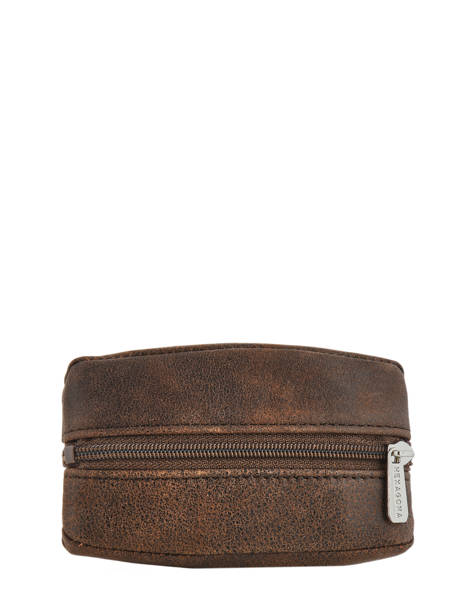 Porte-monnaie Instinct Cuir Hexagona Marron instinct 667297 vue secondaire 1