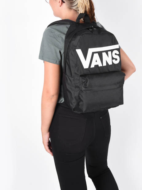 Sac à Dos 1 Compartiment Vans Noir backpack VN0A5KHP vue secondaire 1