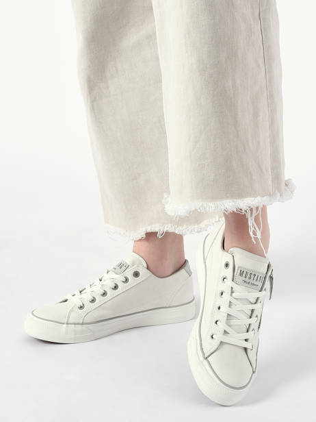 Sneakers Mustang Blanc women 1272308 vue secondaire 2