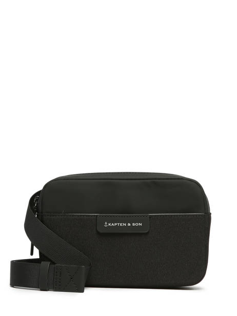Bergen Crossbody - Sac Banane Kapten and son Noir accessoires HABO